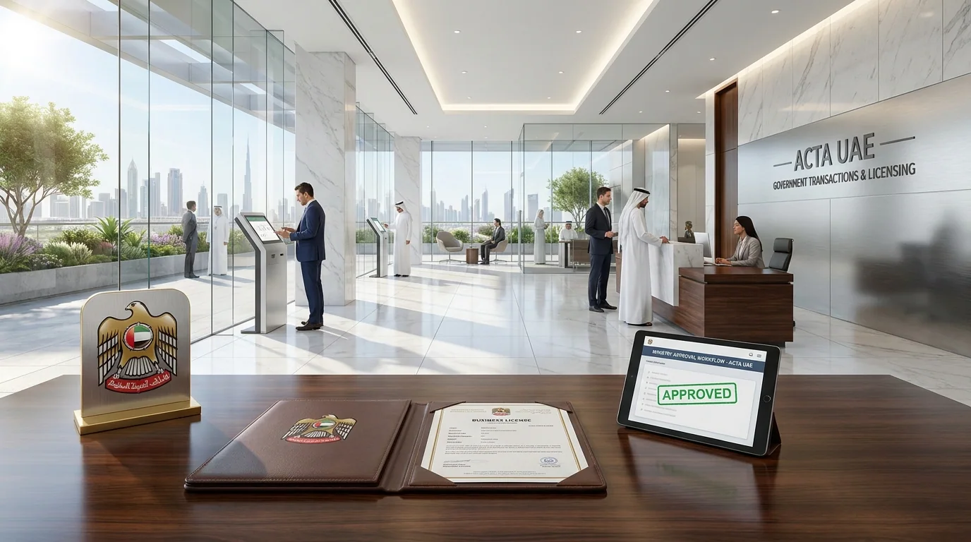 المعاملات الحكومية والتراخيص